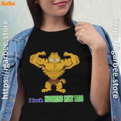garfield buff nothing like this women black shirt