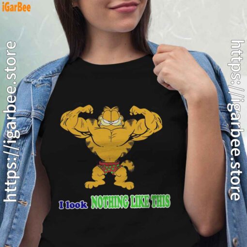 garfield buff nothing like this women black shirt