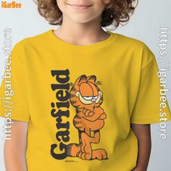 garfield cooper activated every monday to survive yellow t shirt for kid boy