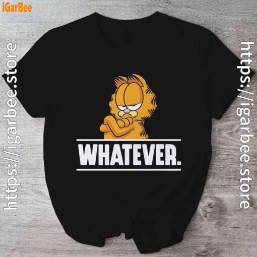 garfield daily mood whatever black shirt