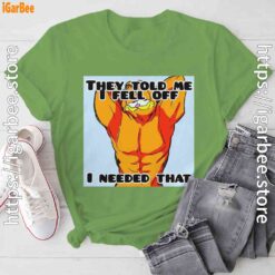 garfield dribbling fun cartoon green tee shirt