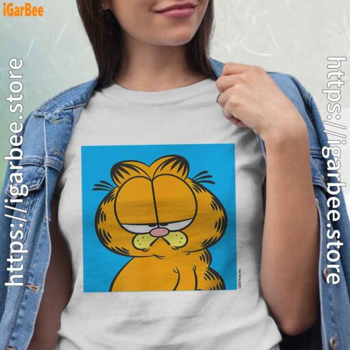 garfield life’s too short to care meh white shirts for women