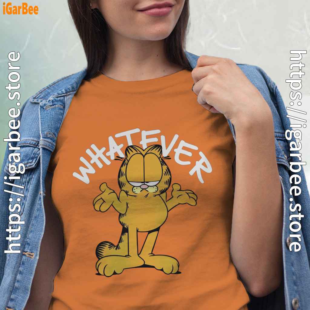 garfield sarcastic whatever women orange t shirt garfield sarcastic whatever women orange t shirt