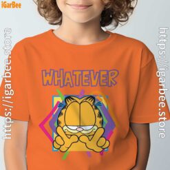 garfield whatever lazy orange tee kids boy