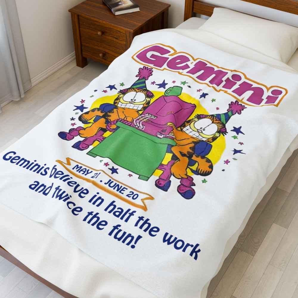give mom the gift of comfort with a garfield blanket she’ll cherish White Garfield blanket for mom