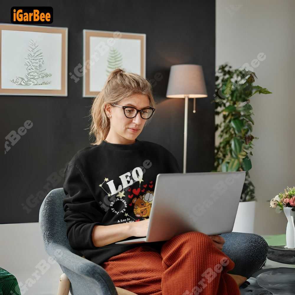 modern comfort for work from home moms with black garfield sweatshirt gifts for mom with Garfield sweatshirt