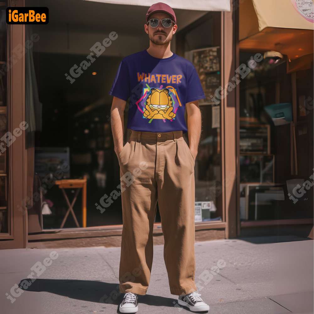 navy garfield t shirt for men size xl from igarbee Fathers day presents with Navy Garfield t shirt for men size xl from iGarBee