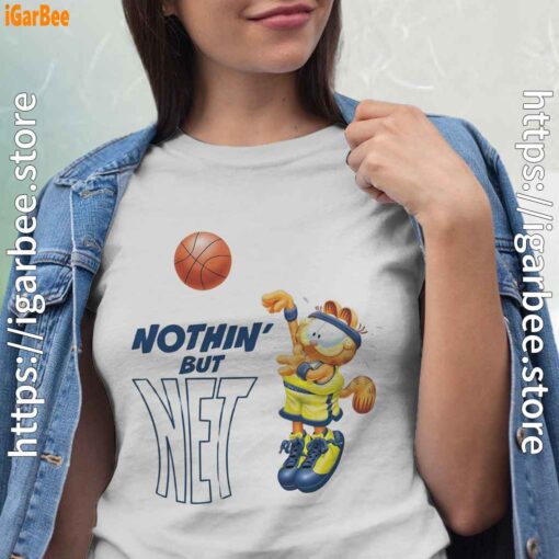 sporty style for basketball garfield white shirts for women